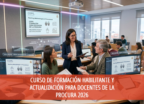 El Consejo General de Procuradores de España retoma la formación académica: Curso Docente Procura 2026